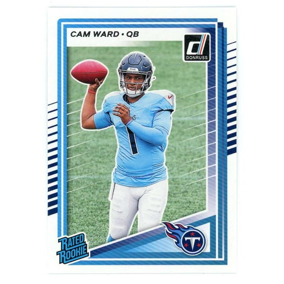 NFL 2025 Panini Donruss Football Rated Rookies Cam Ward #350