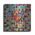 thumbnail image 1 of Luxe Metal Art 'Love of Color I' by Carolee Vitaletti Metal Wall Art, 12"x12", 1 of 7