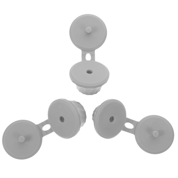 Dispensador de champú con tapa de 3 piezas, accesorio para baño y hogar.