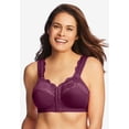 thumbnail image 2 of Comfort Choice Women's Plus Size Front Close Wireless Gel Strap Bra, 2 of 6