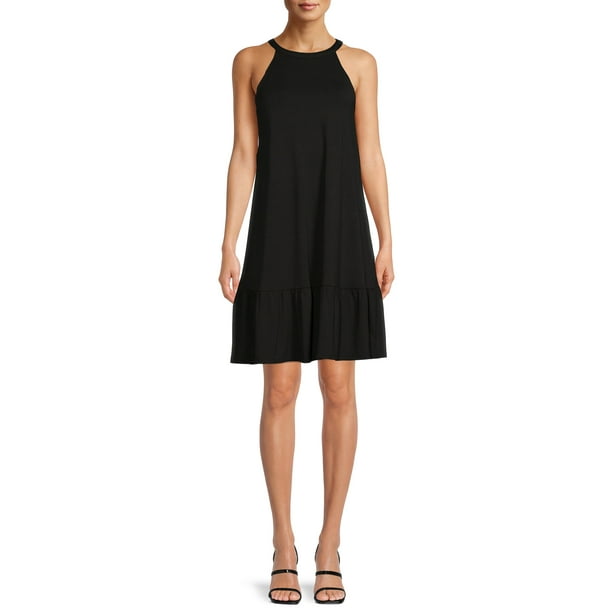 Time and Tru Women's Knit Halter Dress