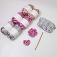 thumbnail image 4 of Metallic Tshirt Yarn Fabric Cloth Knitting Yarn Fit 6-10mm Crochet Hook, 4 of 20