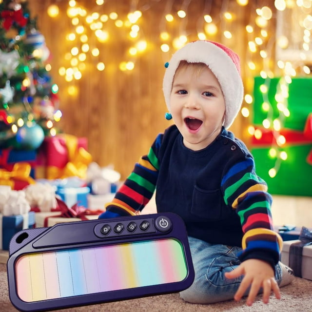 Feltree Portable Electronic Piano Toy for Kids - Educational Music Learning with Light-Up Keys, Early Childhood Development & Carry-On Design