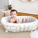 thumbnail image 2 of Bañera inflable para bebés, bañera portátil para niños pequeños, bañera neonatal antideslizante, asiento para bañera infantil, bandeja de ducha plegable, bañera de viaje (blanco) JAMW Sencillez, 2 of 5