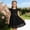 F-36Black, variant on ZHOGXU Toddlers Kids Girls Lace Dress Summer Flying Sleeves Round Neck Solid Color Elegant Comfortable Dresses For Daily Wear And Party,Black,9-10 Years
