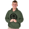 thumbnail image 5 of Eye Symbolic Spiritual Compass Hoodie Sweatshirt Women Men Brisco Brands L, 5 of 6