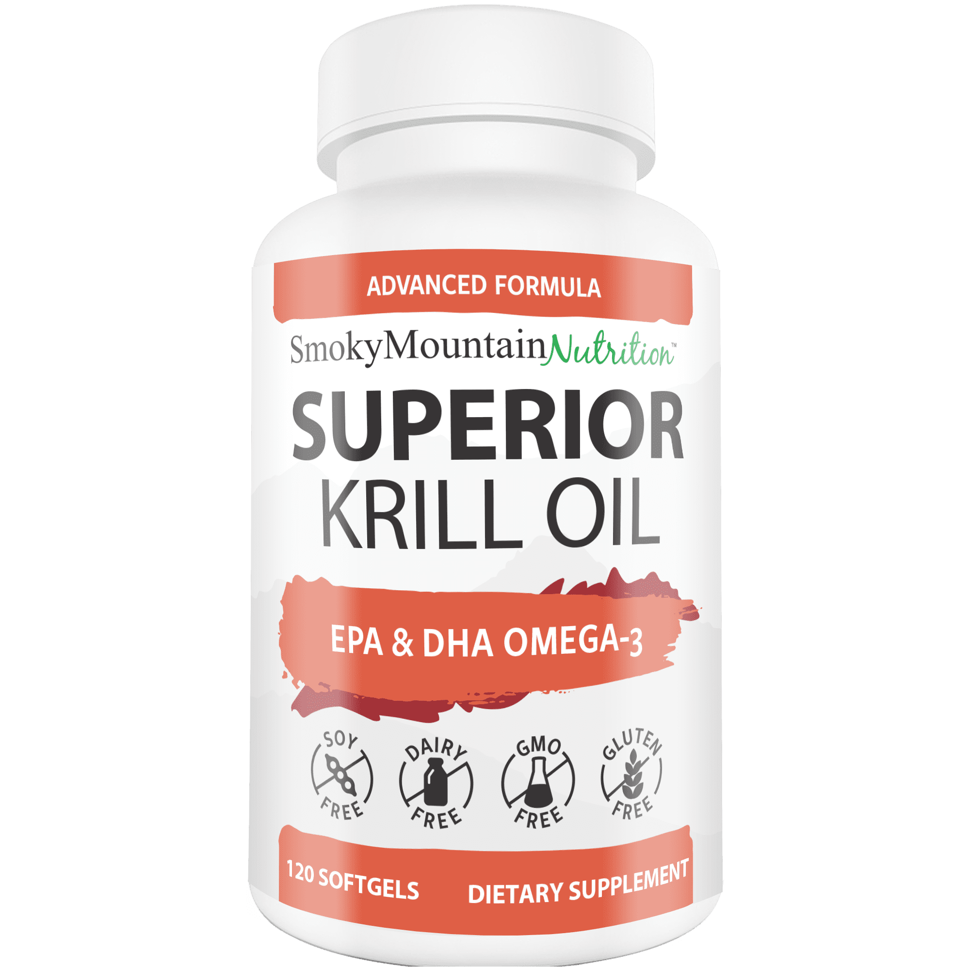 Krill Oil 500 mg (120 Softgels) with Omega3s EPA, DHA, Astaxanthin and Phospholipids (120