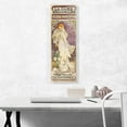 thumbnail image 2 of ARTCANVAS The Lady of the Camellias 1896 Canvas Art Print by Alphonse Mucha - Size: 36" x 12" (0.75" Deep), 2 of 9