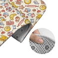 thumbnail image 5 of Yiaed Coffee Donuts Print Bathroom Mat Set 2 Pieces Mat Anti-Skid Pad Ultra Soft and Absorbent Bathroom Bath Mat Contour Bath Rugs for Toilet Base, 5 of 6