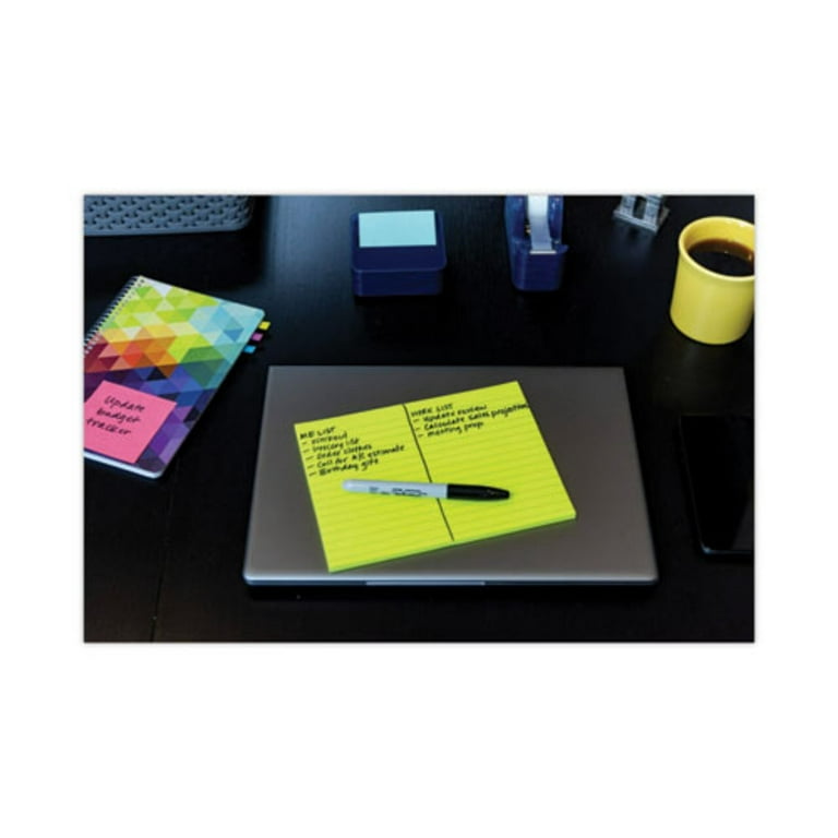 Meeting Notes in Energy Boost Collection Colors by Post-it® Notes Super  Sticky MMM6845SSP