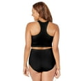 thumbnail image 2 of Swimsuits for All Cropped Racerback Tankini Set With High Waist Swim Brief, 2 of 5