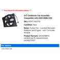 thumbnail image 2 of A/C Condenser Fan Assembly - Compatible with 2000 BMW 328i, 2 of 4