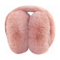 thumbnail image 2 of Solid Color Elastic Non-slip Cute Unisex Earmuffs Winter Soft Thickened Plush Headband Ear Warmer, 2 of 4