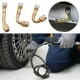 thumbnail image 2 of 1pcs Copper Tyre Valve Extension Adaptor Tire Stem Extender For Motorcycle Car, 2 of 8