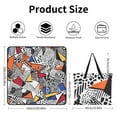 thumbnail image 2 of Color Wave Point Geometry Outdoor Picnic Blanket, Foldable Waterproof Beach Mat, Portable Beach Blanket for Beach Camping, Hiking, Family Concerts, 2 of 7