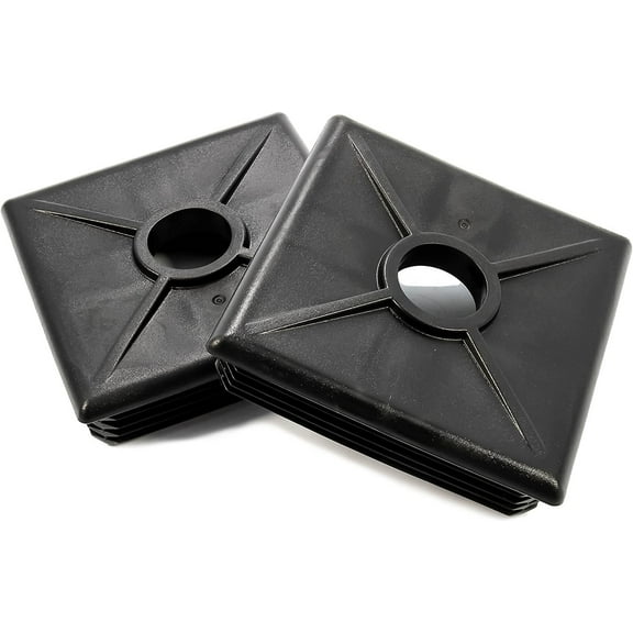 Camco 4-Inch RV Bumper Caps  Easy Removal  Durable Construction  Black, 2-pack 40303