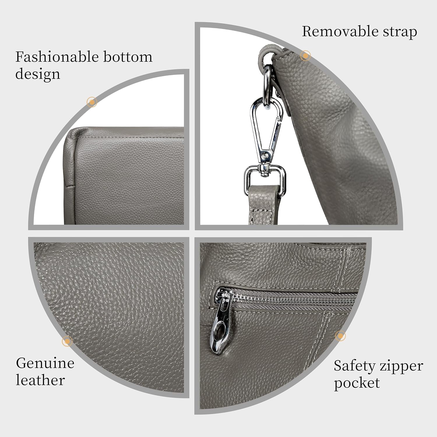 Kwuty Genuine Leather Shoulder Bags Purses and Handbags for Women Satchel Designer Cross Body Hobo Medium Size Tote