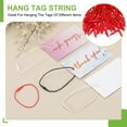 thumbnail image 3 of 300 Pcs Polyester Hang Tag String, 8 Inch Red Snap Lock Pins Loop Fastener Price Tag Ties for Clothes Shoes Luggage, 3 of 7