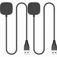 thumbnail image 1 of ccwmincc Compatible with Fitbit Sense/Versa 3 and Fitbit Sense 2 / Versa 4 Charger Replacement USB Charging Cable Durable Portable Charging Dock Cord for Smart Watch (2 Pack), 1.6Ft, 1 of 1