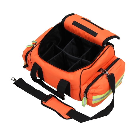 Kemp USA 18" Orange, Black, and Yellow Green Kemp USA High-Quality Maxi Trauma Bag