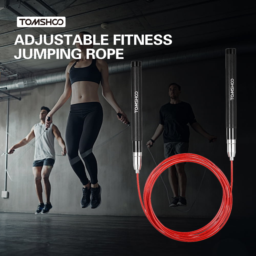 Speed Jump Rope Skipping Rope Adjustable Boxing Gym Home Workout Excercise 