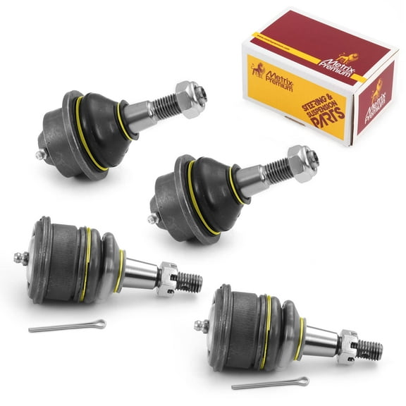 Metrix Premium Chassis Parts - 4 PC Front Upper & Front Lower Ball Joint Kit Fits 15-22 Chevrolet Express Cargo (Mexico), 06-22 Express 2500, 03-05 GMC Savana 2500 RWD, K6711, K6696