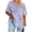 Purple, variant on Qiopertar Plus Size V-Neck T-Shirts for Women Casual Summer Short Sleeve Solid Color Printing Basic Comfy Loose Fit Tops, Yellow 3XL