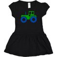 thumbnail image 3 of Inktastic Cute Green Tractor Girls Baby Dress, 3 of 5
