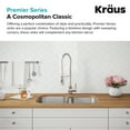 thumbnail image 5 of KRAUS Premier 32” Undermount 60/40 Double Bowl 18-Gauge Stainless Steel Kitchen Sink, 5 of 7