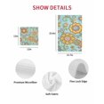 thumbnail image 7 of Turquoise Boho Floral Kitchen Dish Towels for Drying Dishes Set of 4, Vintage Abstract Art Ethnic Flowers Waffle Weave Microfiber Hand Tea Bathroom Towels Quick Dry & Absorbent Towel 15.7x23.6, 7 of 7