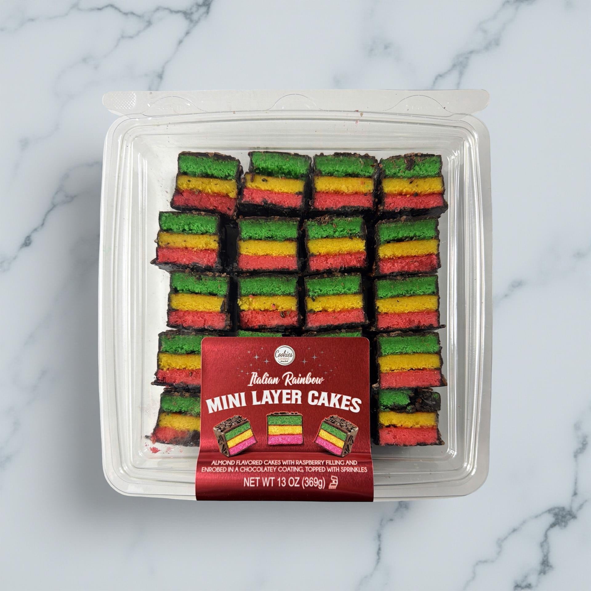 Carlotta's Authentic Italian Rainbow Cookies | 13 Ounces