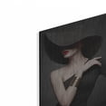 thumbnail image 2 of Luxe Metal Art 'Lady in Black' by Luxe Portfolio, Metal Wall Art, 12"x16", 2 of 9