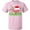 AD-Pink, variant on Pappy Claus with Christmas Santa Hat and Snowflakes T-Shirt