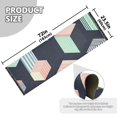 thumbnail image 5 of Yayeee Runner Rug for Bedroom 2'x6' Machine Washable Hallway Non Slip Mat, Black Cubes, 5 of 8