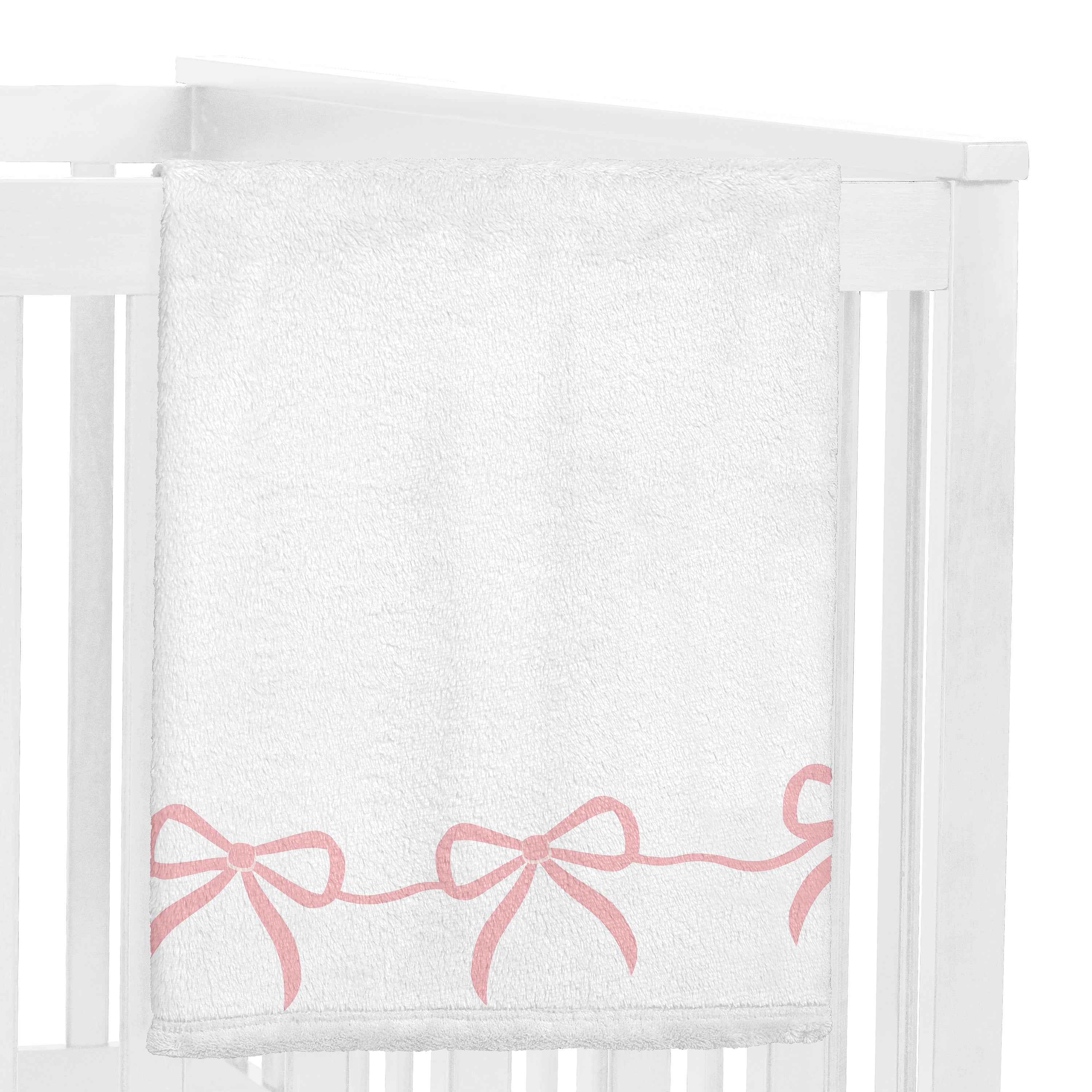 Sweet Jojo Designs Ballerina and Ballet Bows Girl Fleece Milestone Baby Blanket Set 3 Piece