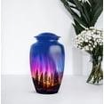 thumbnail image 7 of Northern Light Cremation Urn For Human Ashes Adult Male - 1 Large Urn For Women - Purple Mini Memorial Urns For Mom And Dad Set Of 4 - Blue Urns For Adults Brother (10&3) Inch, 7 of 7