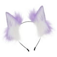 thumbnail image 2 of Pinza para el pelo con orejas de felpa perfecl Decoración de diadema para Halloween, 2 of 8