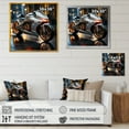 thumbnail image 4 of Designart "Speedster From The Future I" Motorcycle Wall Art Prints, 4 of 7
