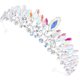 thumbnail image 5 of GOOHOCHY Tiara Corona Mujer Corona Diadema Corona de diamantes de imitación Corona brillante Boda Novia Corona, 5 of 7