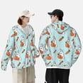 thumbnail image 4 of Lsque Rabbit Is Eating Carrots UPF 50+ Lightweight Sun Protection Men's Women's Long Sleeve Shirt, Hoodie Performance -Small, 4 of 9