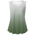 thumbnail image 5 of Babysbule Women's Round Neck Gradient Tank Tops Fashion Solid Printed Loose Sleeveless T-shirt Pullover ank Tops, 5 of 5
