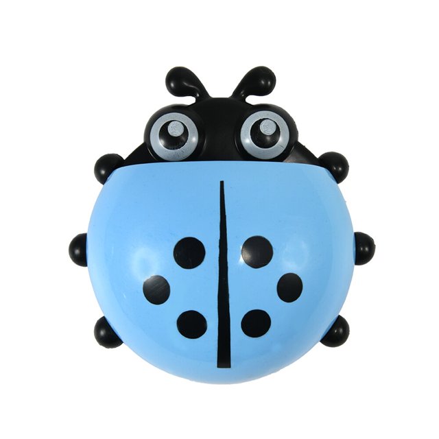 1PC Ladybug Animal insecto cepillo de dientes titular de dibujos animados cepillo de dientes titular ventosa cepillo de dientes titularCCN Deng Xun unisex