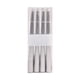 thumbnail image 2 of Velas Cónicas Bañadas En Parafina 4 velas cónicas plateadas galvanizadas, 4 velas de cera de poste largo para decoración romántica de bodas y restaurantes. JASKFLY, 2 of 9