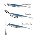 thumbnail image 7 of QualyQualy Soft Plastic Swimbait Paddle Tail Shad Lure Soft Bass Shad Bait Minnow Paddle Tail Swim Bait for Bass Trout Walleye Crappie - 2.75in, 3.14in, 3.94in, 5in, 7 of 7