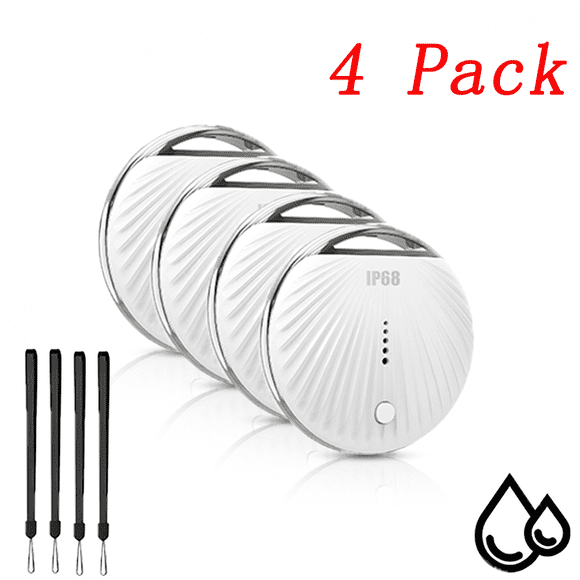 ZDSSY Air Tracker Tag 4 Packs, Pet Bluetooth Tracker for Apple Find My(Compatible with iOS Only), IP68 Waterproof