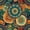 Green Orange, variant on Homewish Boho Watercolor Floral Twin Quilt Set,Peony Daisy Flower Twin Coverlet Set,Multicolor,2-Piece