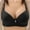 Black, variant on Fatuov Wireless Bras for Women Push-Up Plus Size Bralette Underwear for Casual Outings Comfort Bras 44B, Red