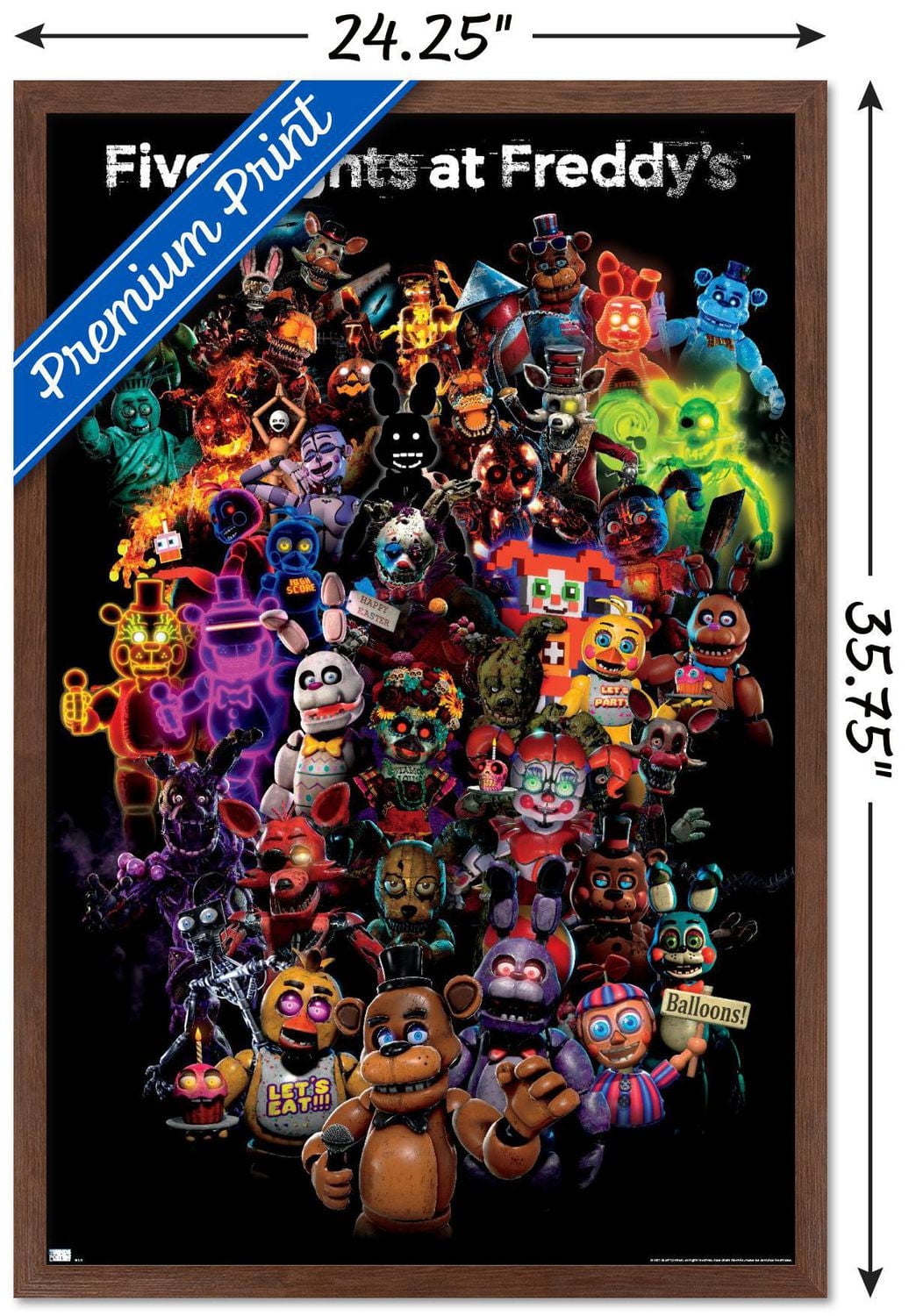 Five Nights at Freddy's: Special Delivery - Collage Wall Poster