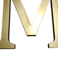 thumbnail image 3 of Letter Sign Art Sticker Decal 10 Cm Gold Acrylic Mirror Surface 26 Letras Inglesas Pegatinas Pared Del (M), 3 of 9