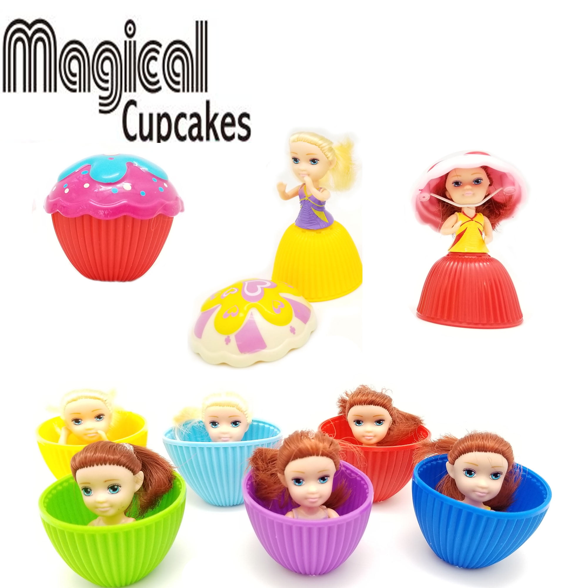 Mini Cupcake Surprise Princess Doll Scented Birthday Gift For Kids Girls Toy Z 